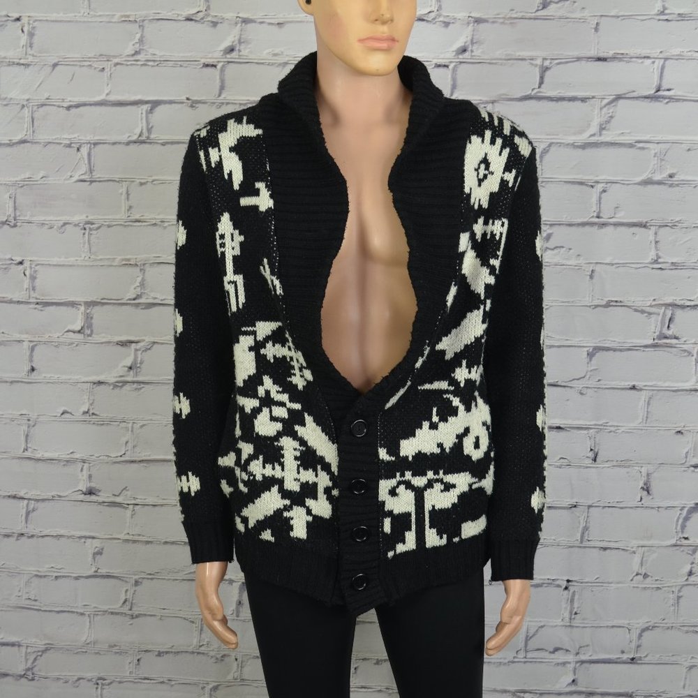 Mens Topman Cardigan Sweater size small